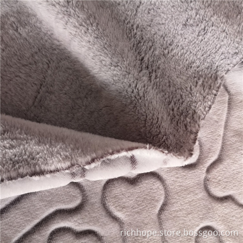 Animal Design Two Side Back Druck Flanell Textil